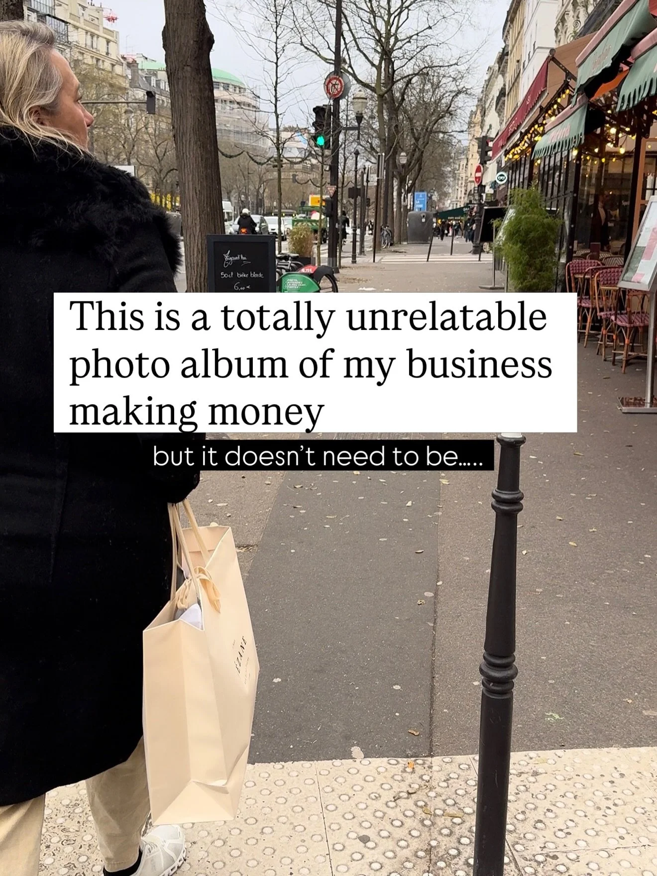 I keep a mental photo album of these moments. 
The ones where I look at my phone and something has sold... and I&rsquo;m buying pastries in Paris, standing on top of a mountain, just back rom a surf in Sri Lanka etc 
Not launching, posting and crossi