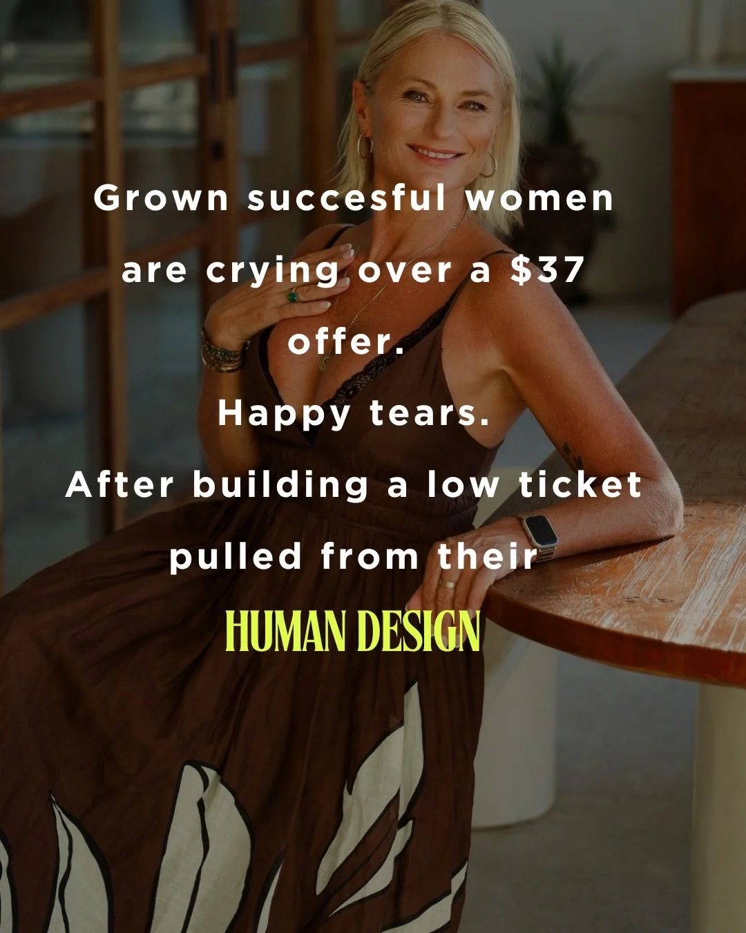 I&rsquo;ve watched women build in days the offer they&rsquo;d been thinking about for five years. Nothing about their effort changed, but the process did.

A template (and even other Ai&rsquo;s) help you create the same low ticket as everyone else in