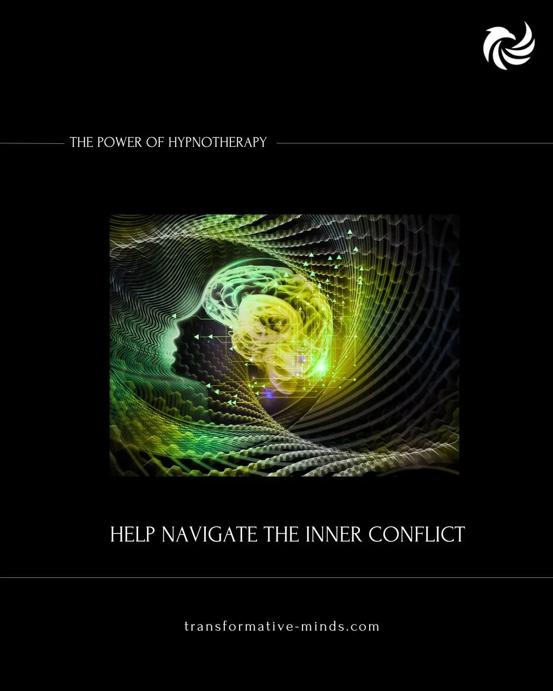 Navigate the inner conflict within your mind with hypnotherapy. Book a free consultation to learn more. www.transformative-minds.com #hypnosis #hypnotherapy #mindset #healing
