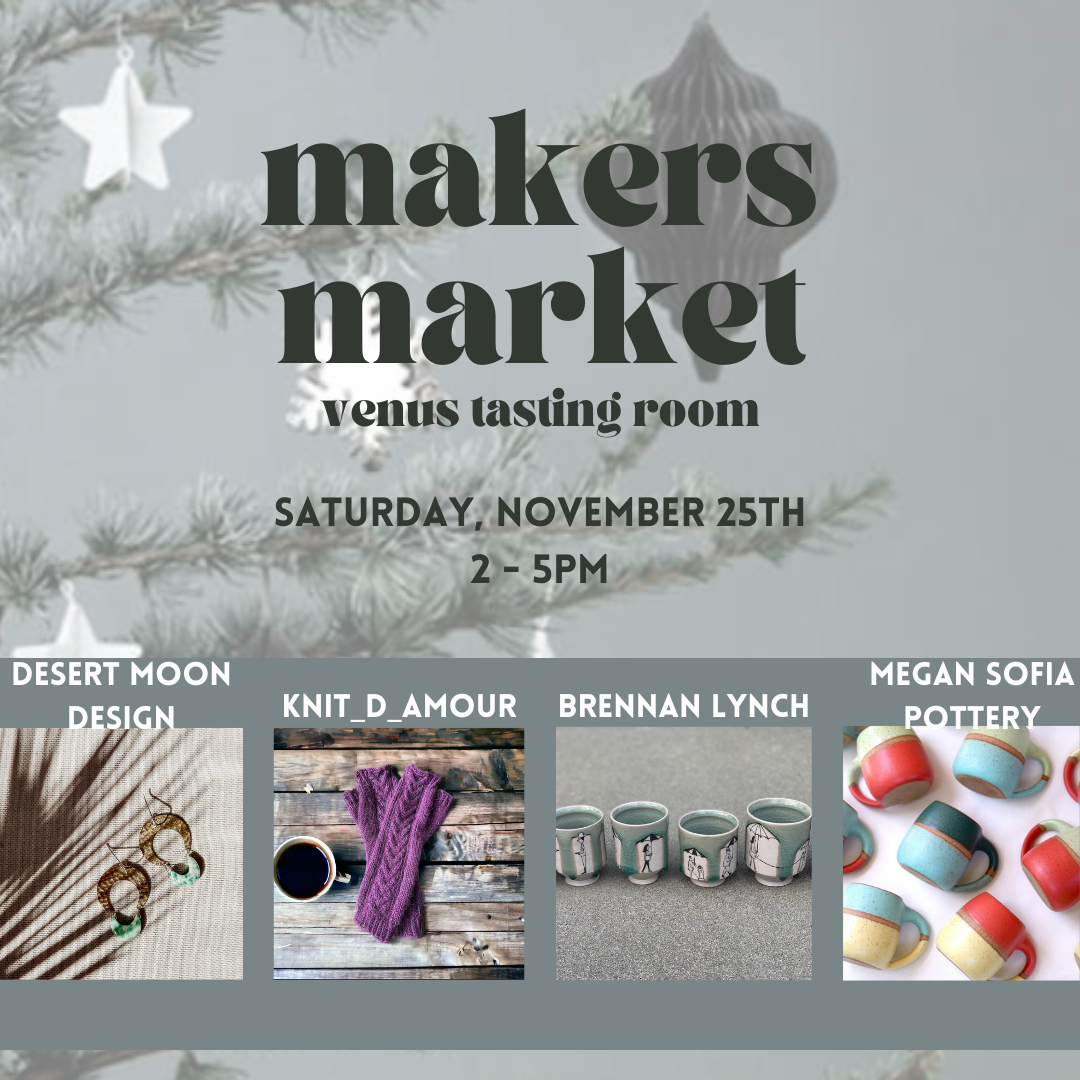 Makers Market in Venus Tasting Room