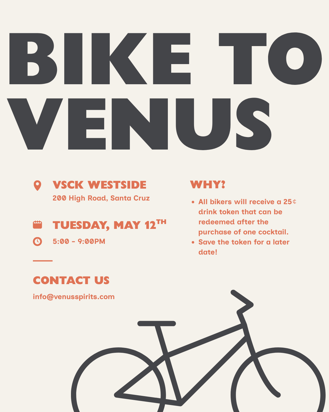 Ride your Bike to Venus! 