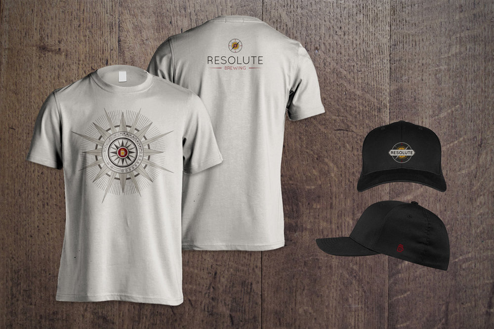 T-shirt and hat designs
