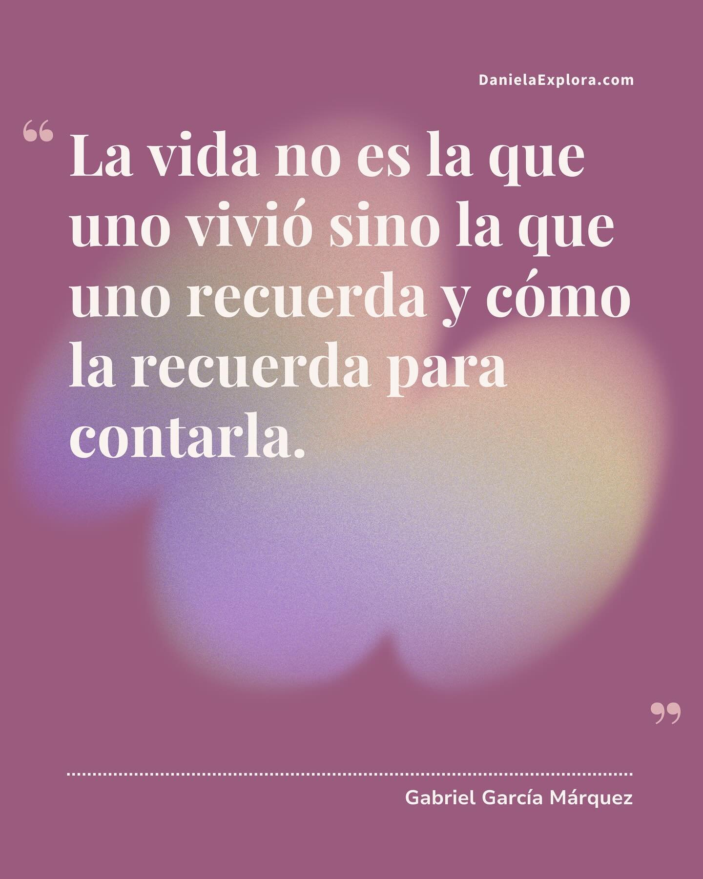 &ldquo;Life is not what one lived, but what one remembers and how one remembers it in order to recount it.&rdquo; 
- Gabriel Garc&iacute;a M&aacute;rquez

We all experience moments (specially hurtful ones) filtered by our passed experiences, judgemen