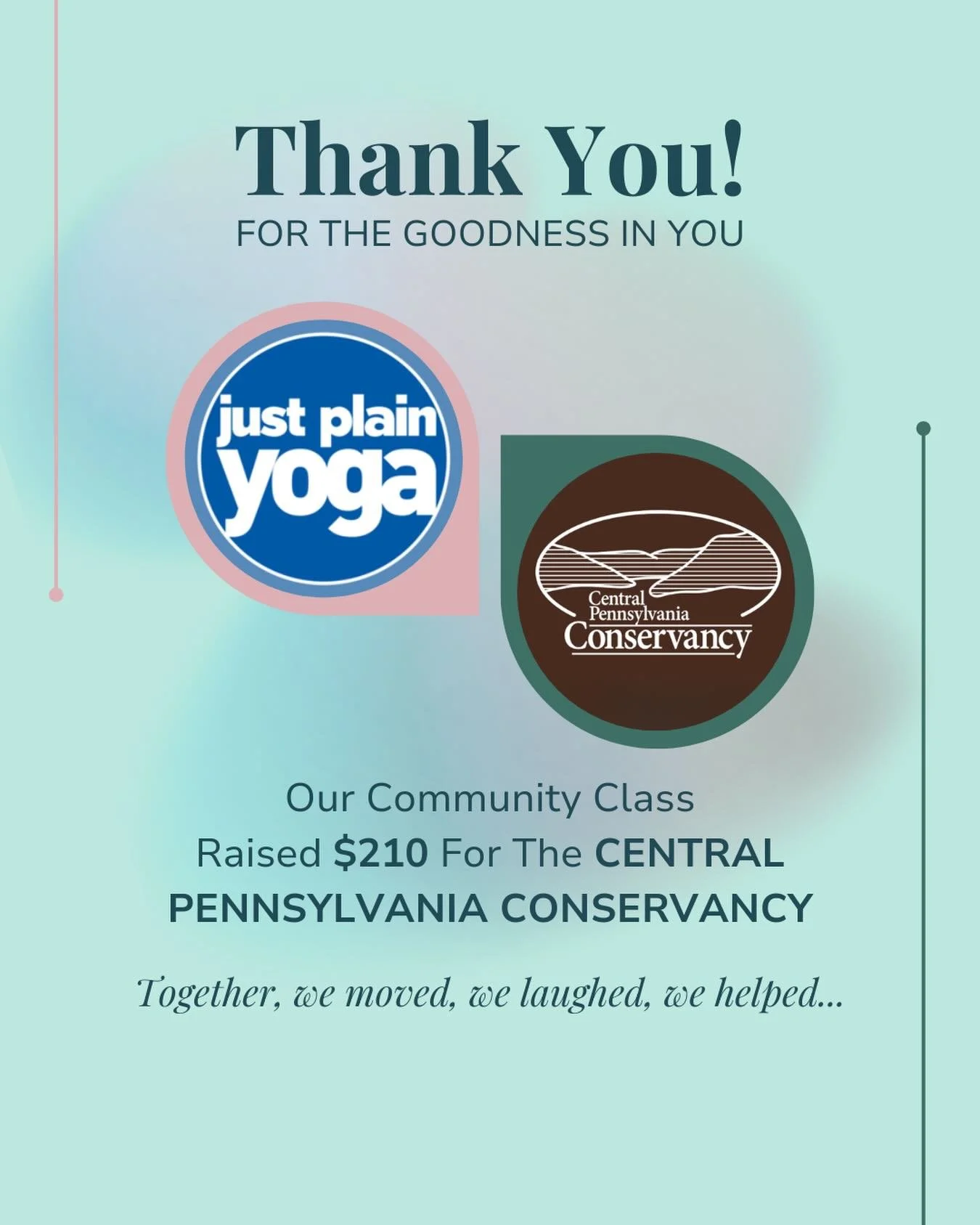 Thank you to each person who shared, donated, and joined (in person and streaming) this #communityclass Kids explored doing yoga alongside their adults and we all experienced this with a playful attitude. What a joy! And yes, we were a forest togethe