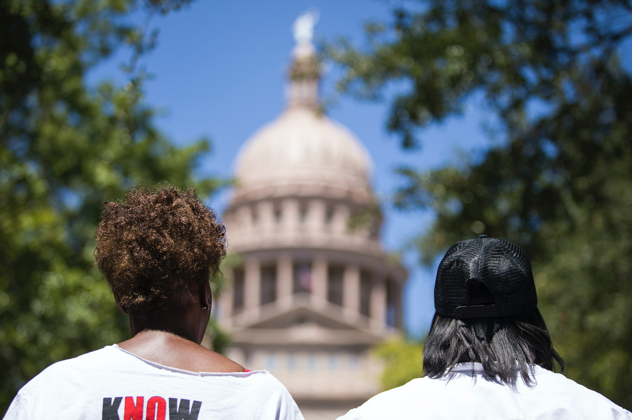  AUSTIN, TX. Activists gather at the Texas State Capitol building to march for criminal justice reform and to commemorate the 55th anniversary of the March on Washington. 