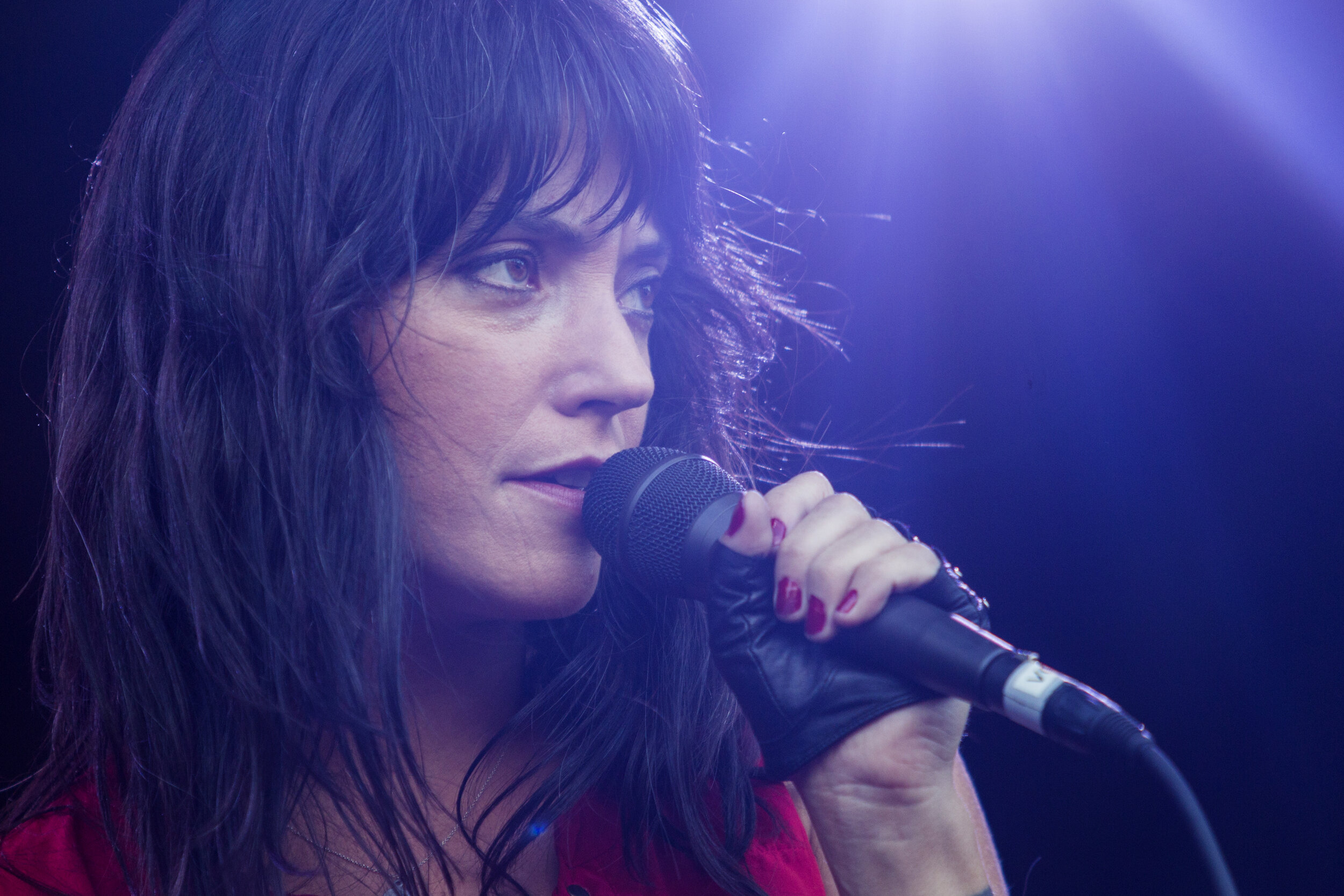  AUSTIN, TX. Sharon Van Etten performs at ACL 2018.  