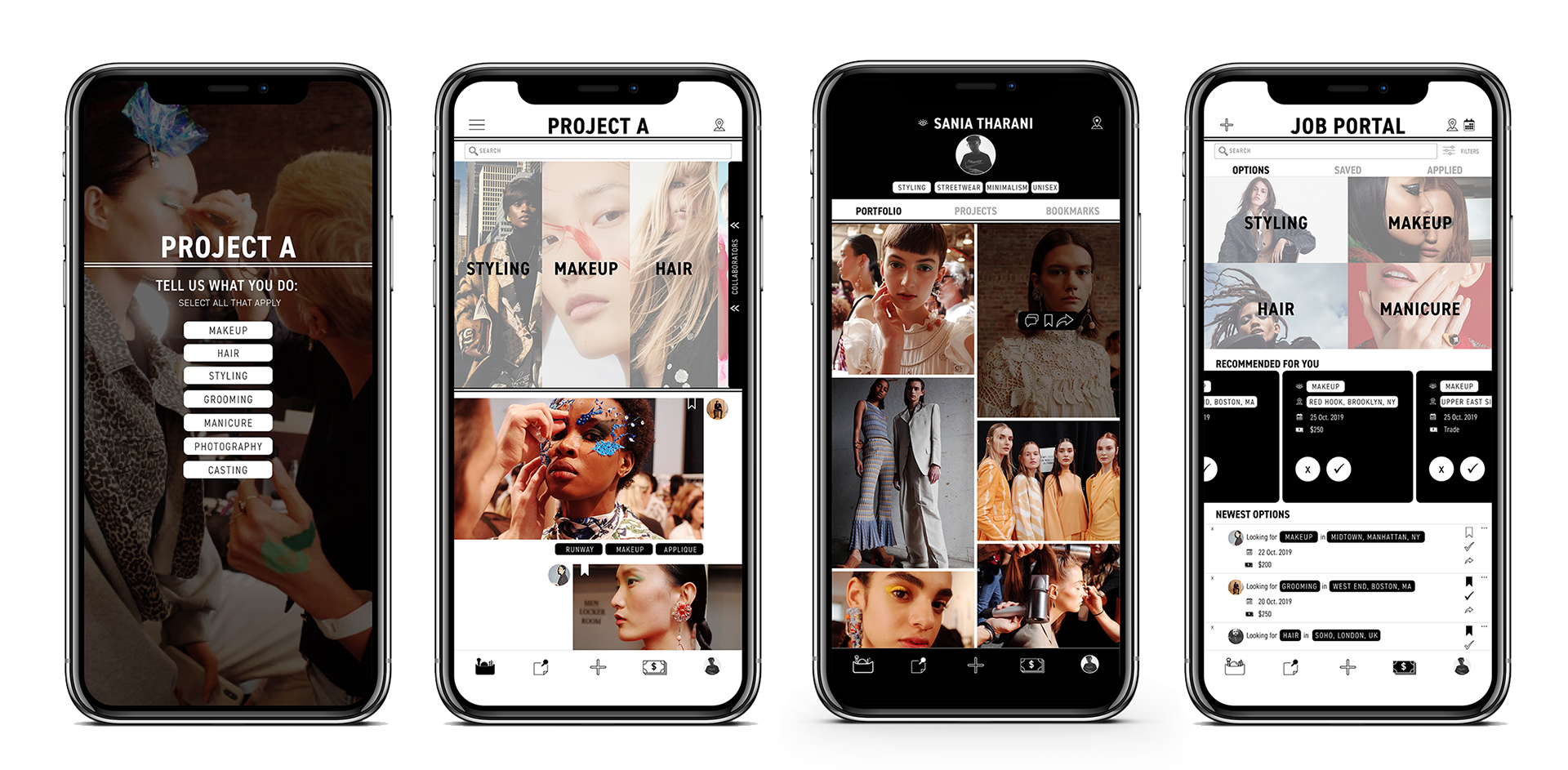  app design concept + visual development 