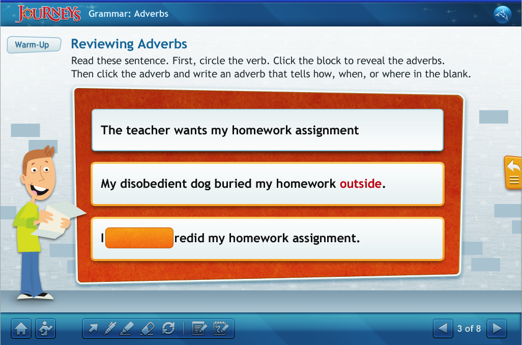 Adverb Activity