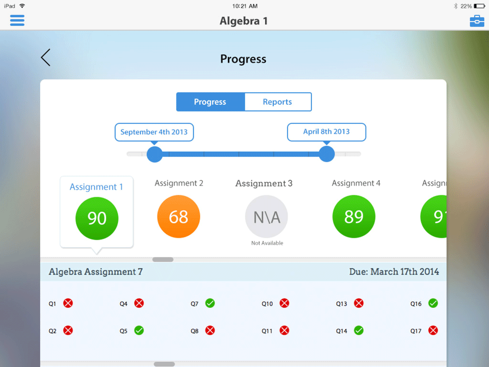 Grade 2-8 Assignments