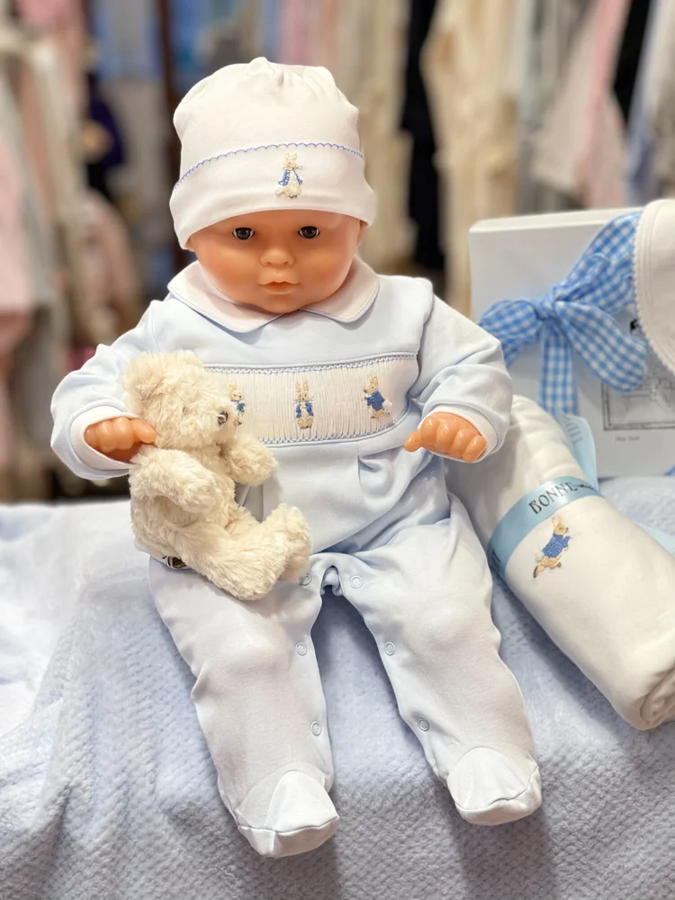 Beatrix Potter Joules Peter Rabbit Babygrow Beatrix Potter Blue