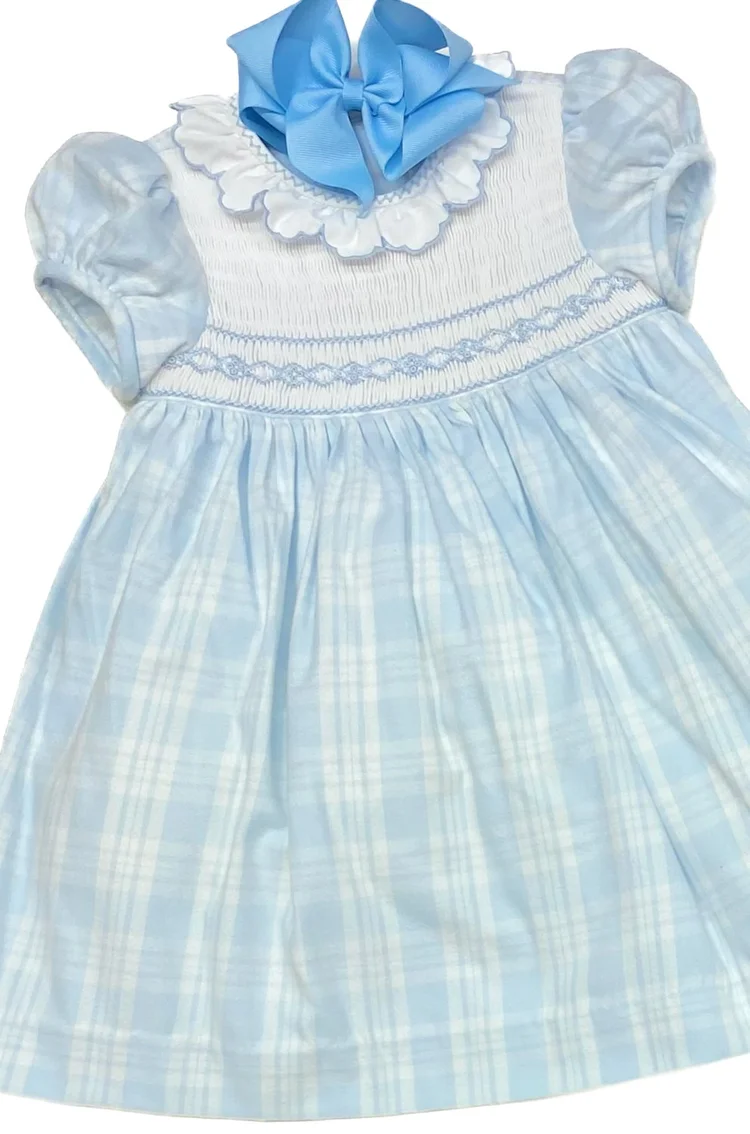 white christmas dresses Cotton dress with brushed logo main image 1