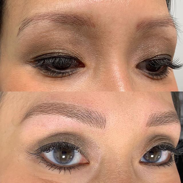 Microblading over another artists work ✨