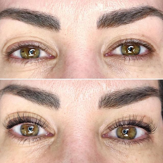 LASHES FA DAYS! This is a before and after for the Keratin Lash Lift. No mascara or lash extensions here! 
Lash Lift by: @wtf.lashco at @hairylittlethings