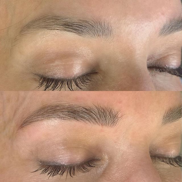 ⬆️ Healed brows after first session
⬇️ Right after touchup session. Soft and natural looking brows for this natural beauty 😍 #Microblading by: @alixandriataylor at @hairylittlethings