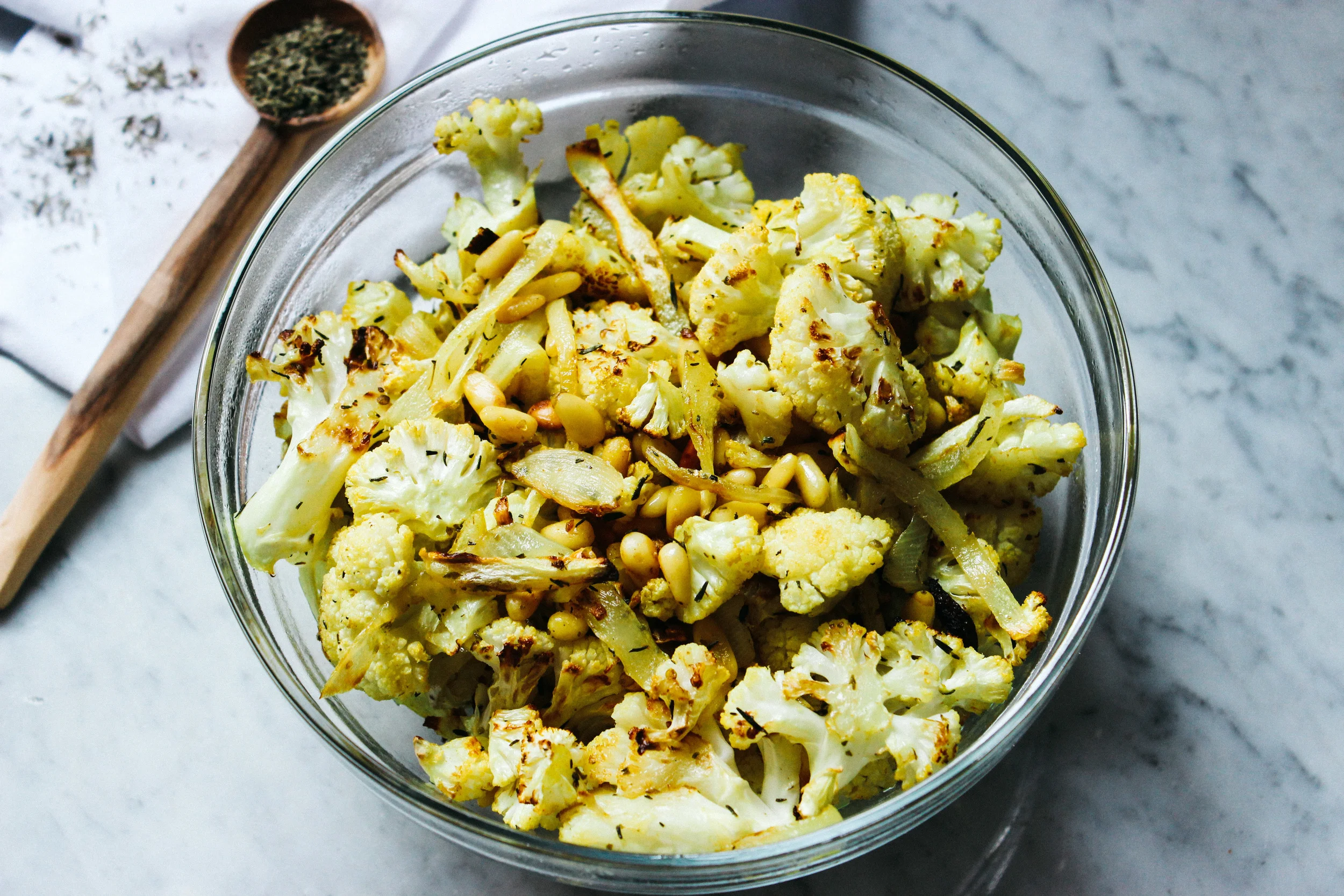 Roasted Cauliflower w- Pine Nuts + Onions-1.jpg