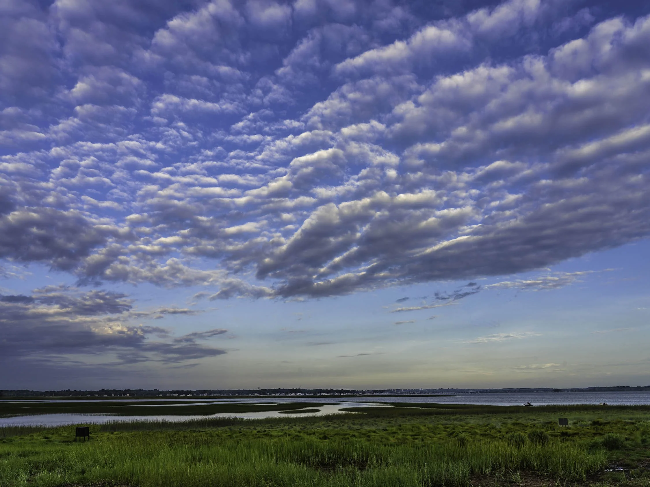 View From Jack's Backyard at Sunset - Newburyport, Mass.