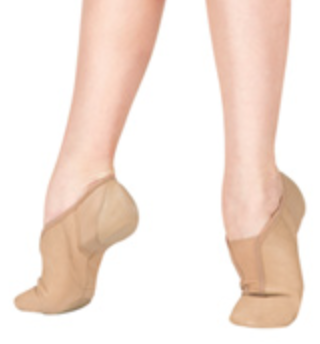 Nude colored jazz shoe