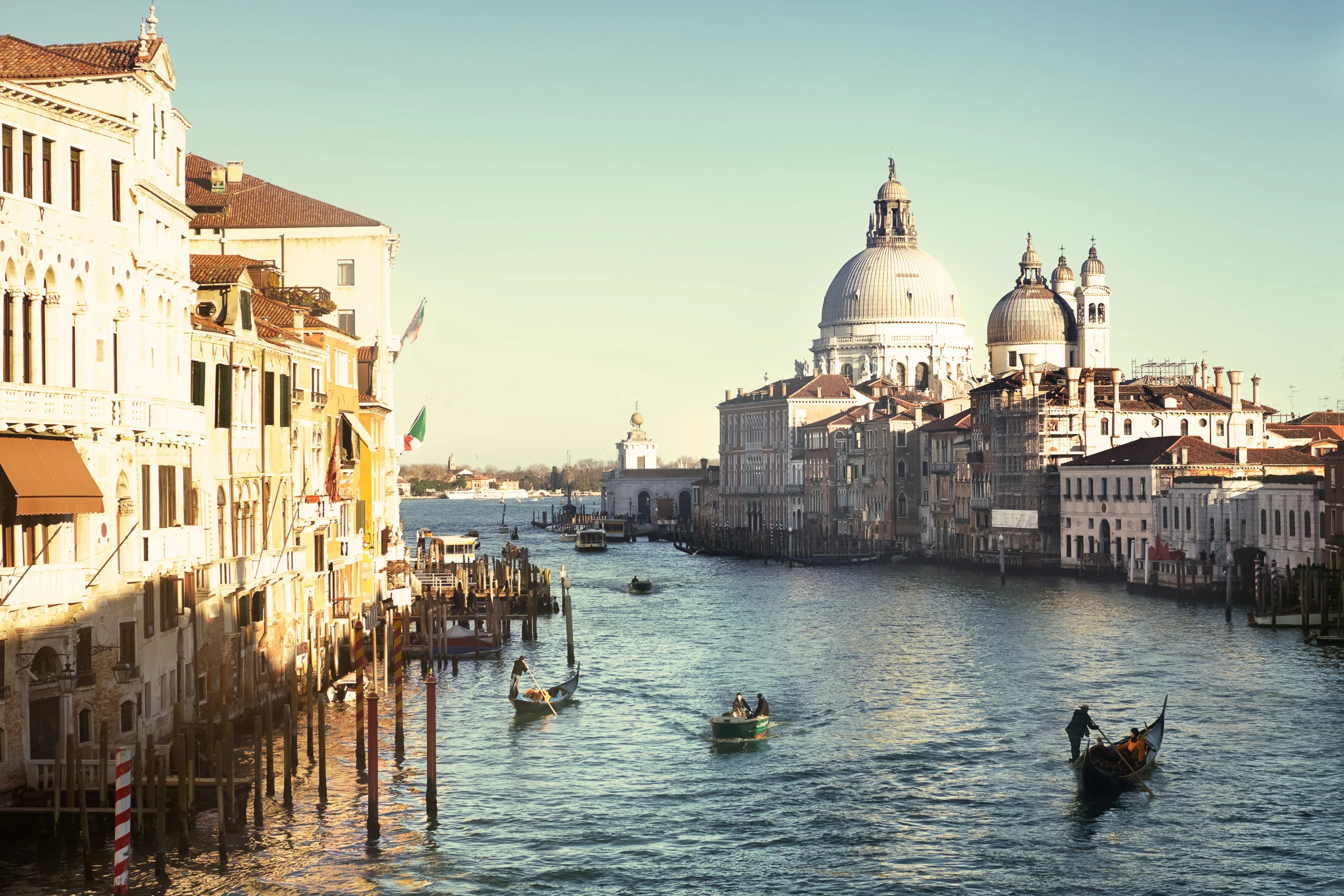 View from Academia Bridge, Venice, Italy
