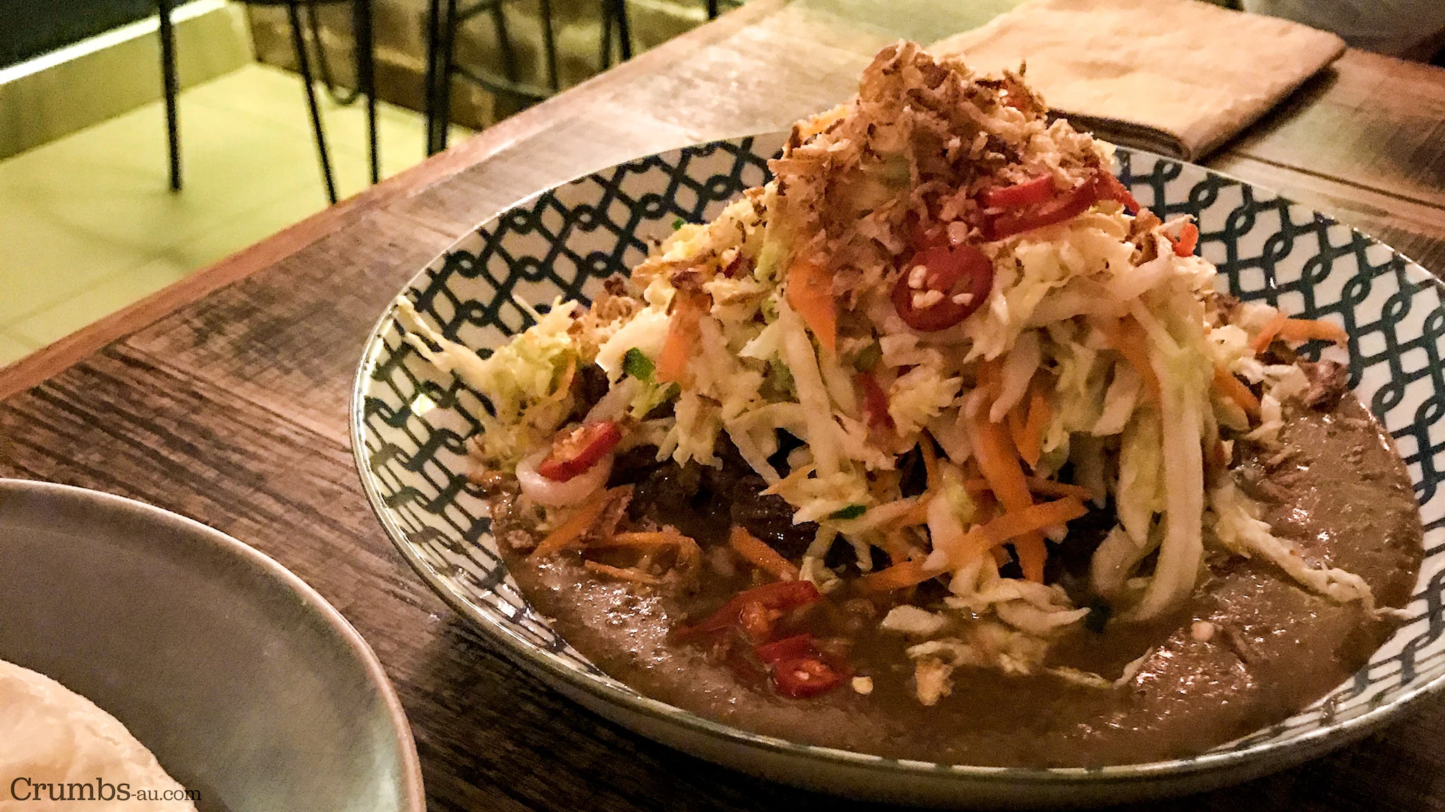 Goat Curry, Chilli Lemon Slaw