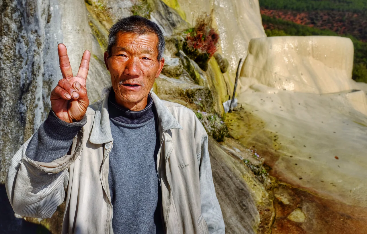 The shaman of Baishuitai.