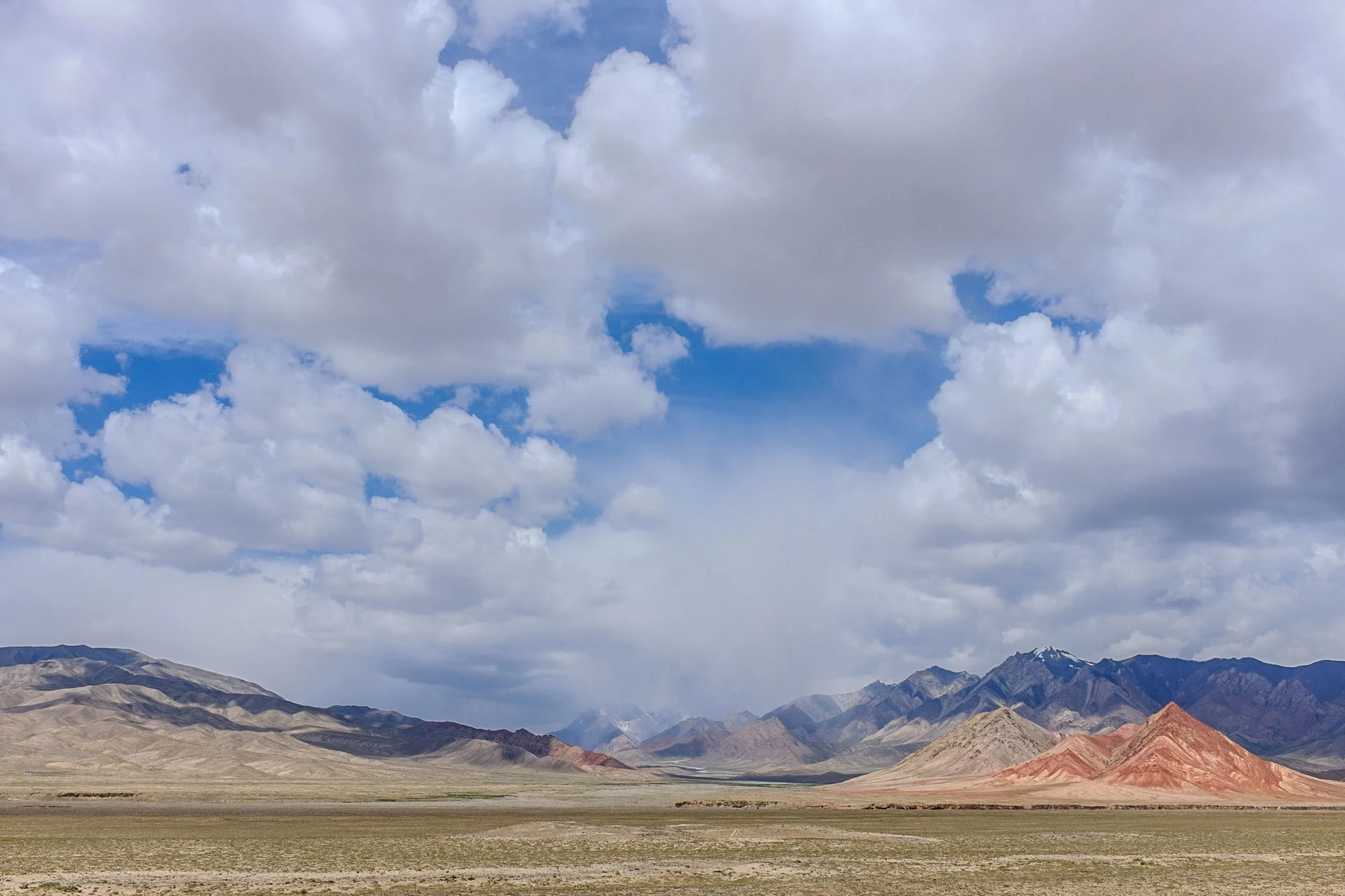 Somewhere in the no-man's-land between China and Kyrgyzstan.