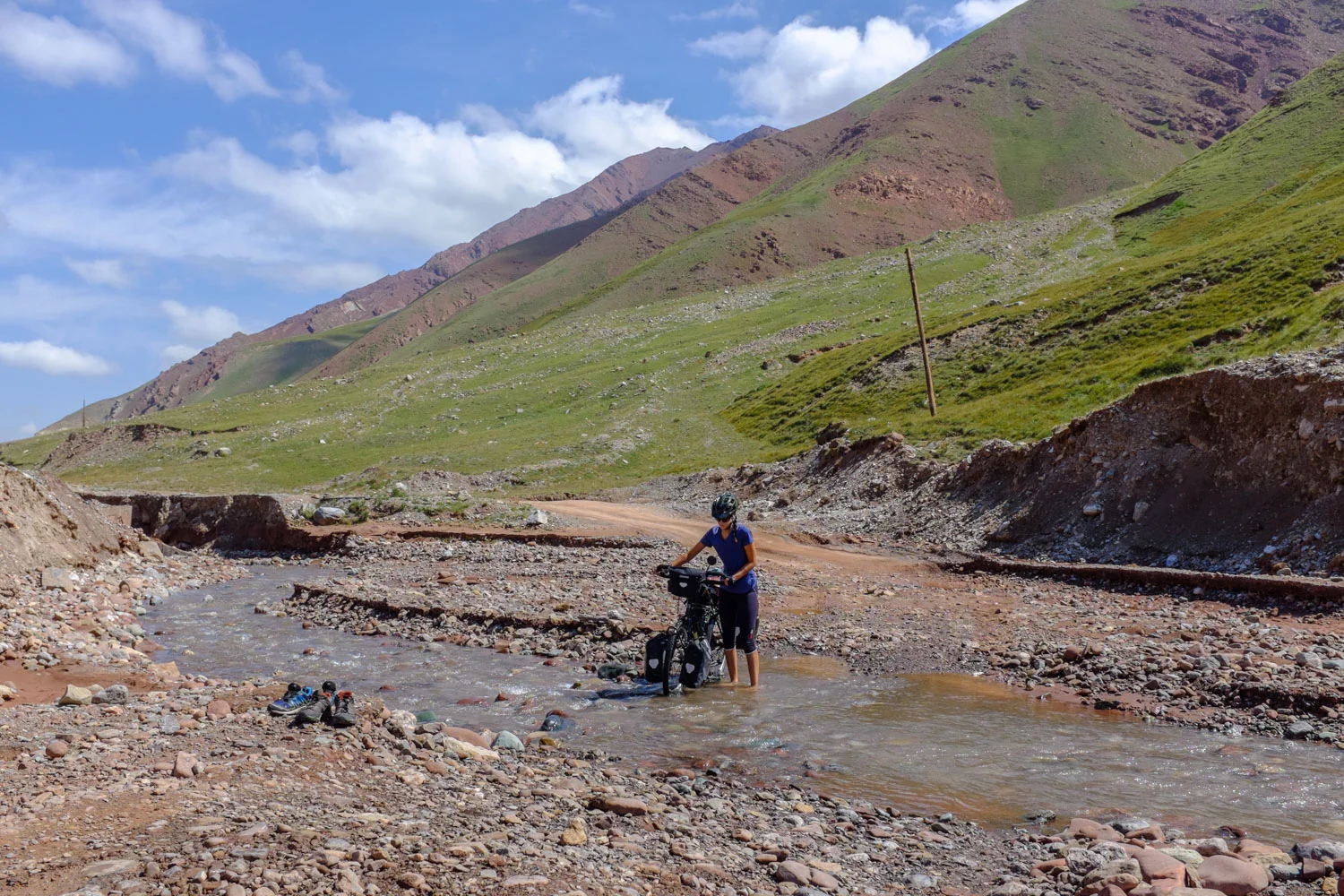 Fording a salty stream