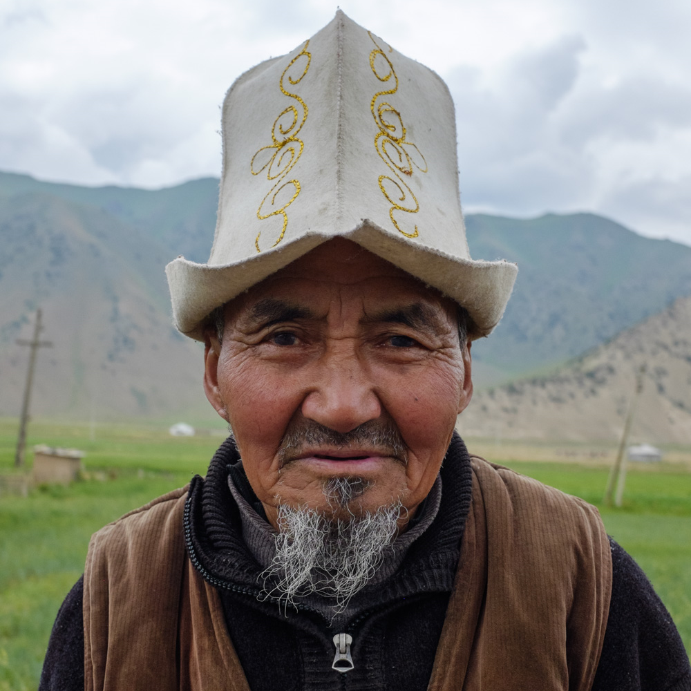 Kyrgyz Man with Kalpak