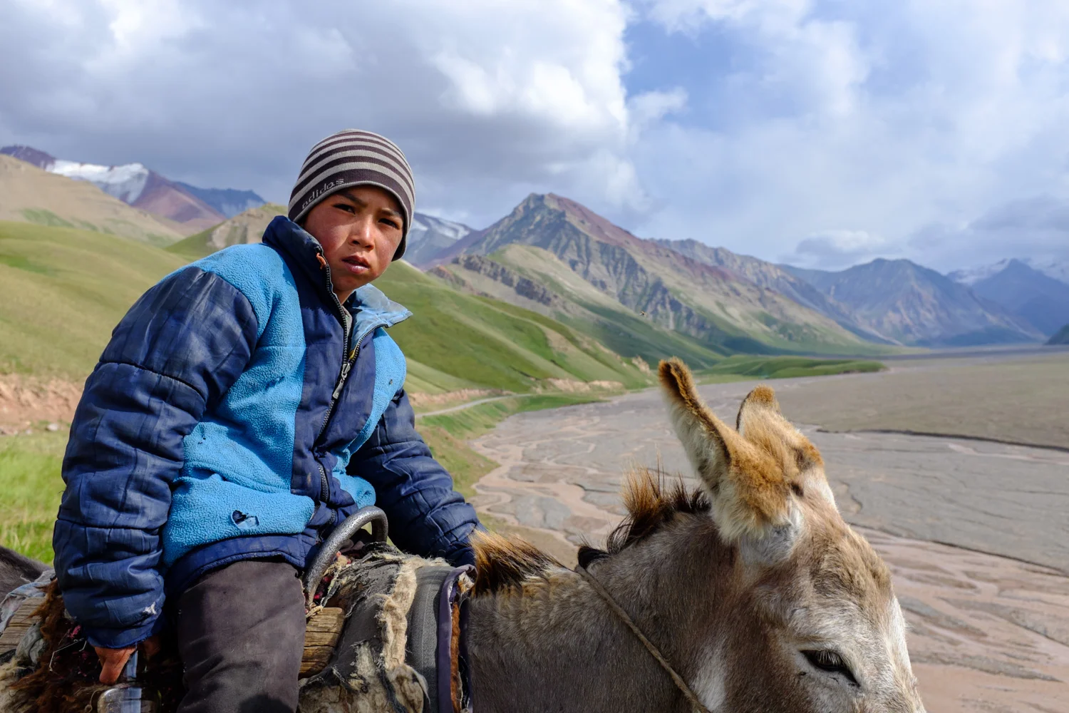 A Boy and His Donkey