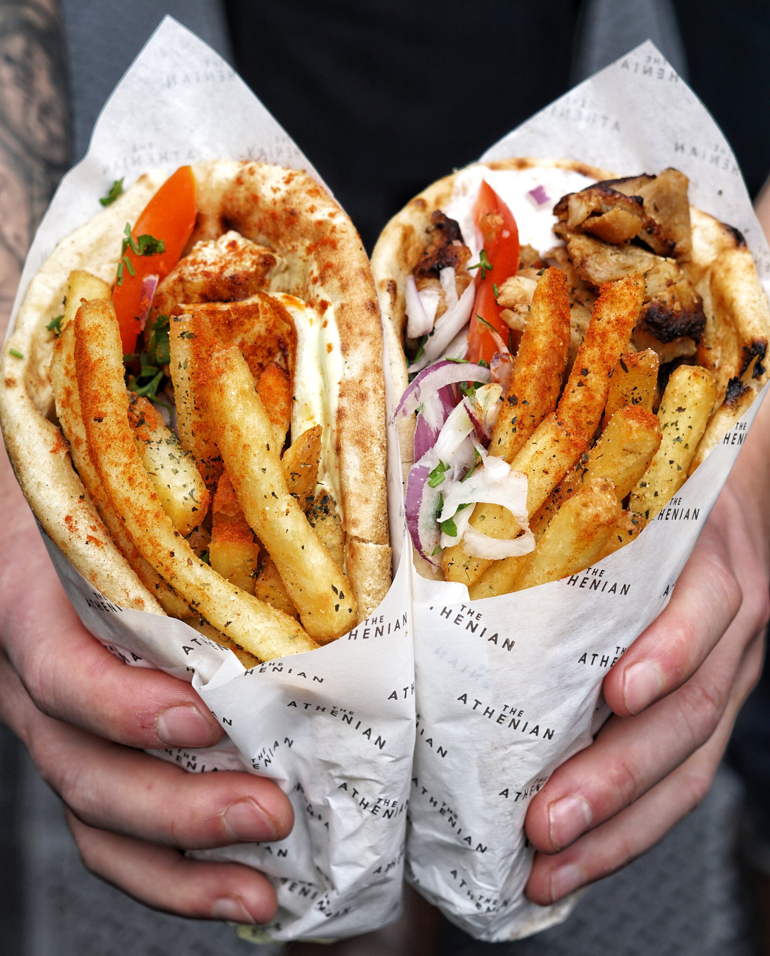 How to Make Chicken &amp; Halloumi Souvlaki!