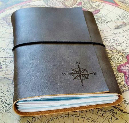 Leather Bound Journal Etsy