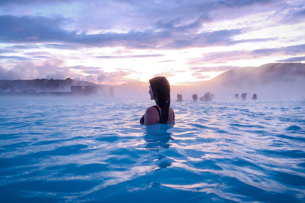 Best Time to Visit Iceland | Blue Lagoon at Sunrise