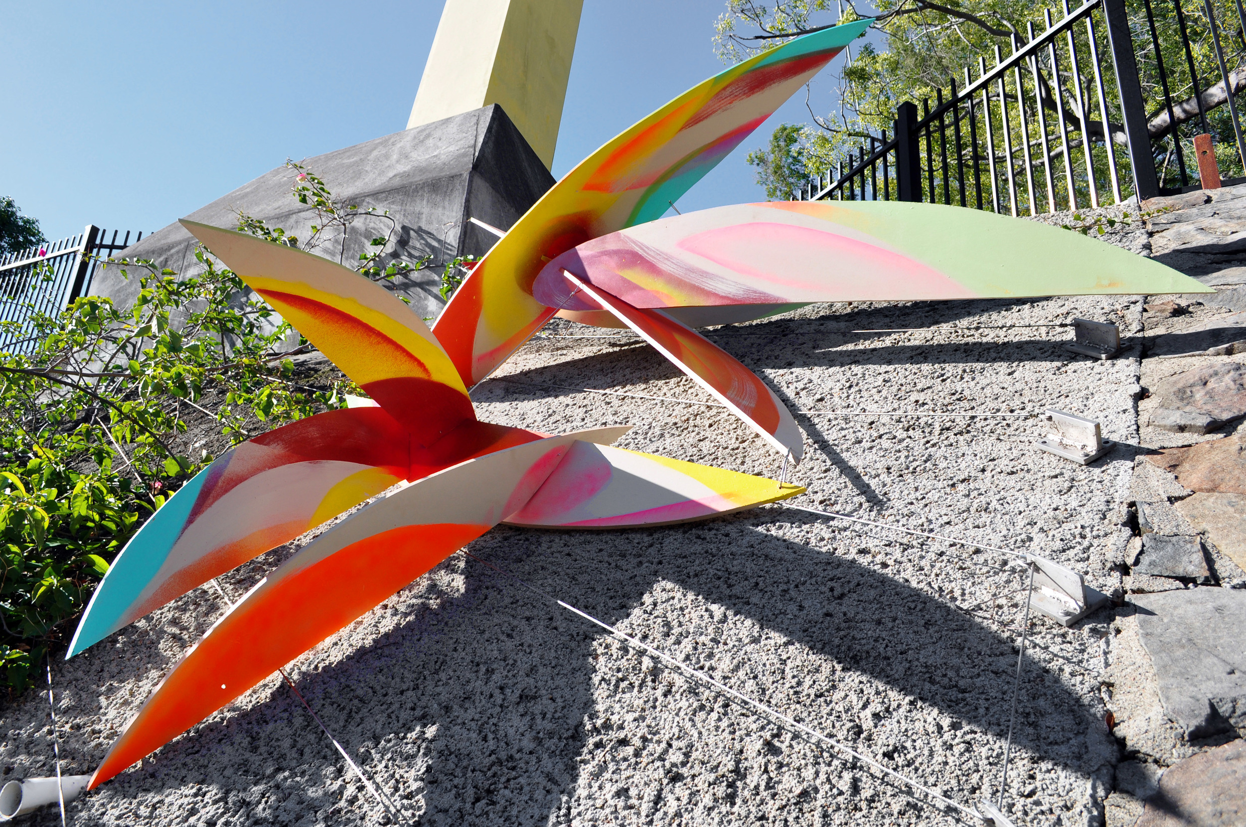 Sculptural installation for Roma Street Parklands.