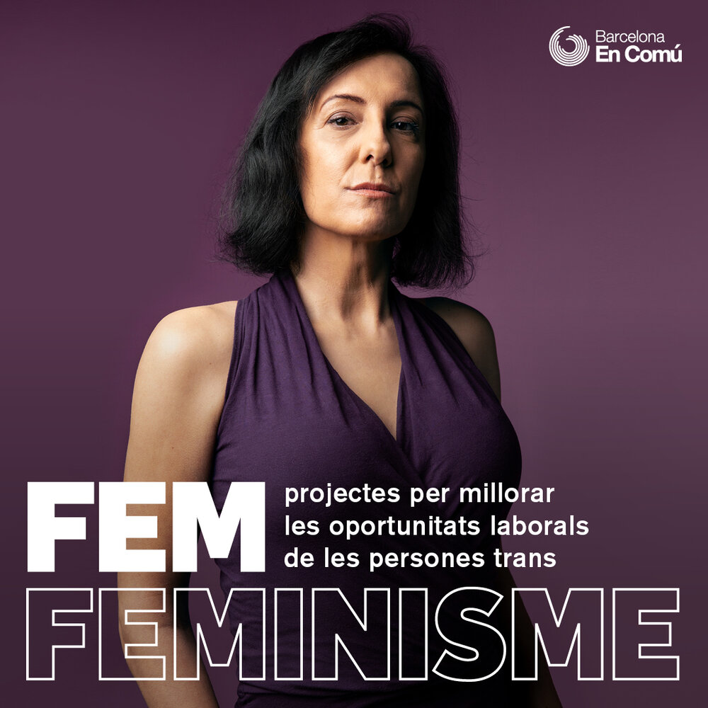 Políticas feministas: Fotografía para carteles del 8 M