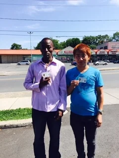 Congratulations to Jagoub , Purna above and two additional riders of our Ride To Work program who began their jobs in May! All four passed their Driver's Permit exam.. Also, a big shout out to Wil , our driver who has been encouraging and mentoring them. One Rider who is from Nepal also has bought a car and is looking for a licensed person who speaks his language to take him riding so he can practice for the driving road test. He is willing to pay if you know someone interested. Our program provides people who need transportation to accept a job the opportunity to get the job and begin working to save for their own car so they can be independent. There are so many others who need this help in Syracuse. Will you help us help other wonderful unemployed people like these guys? For $118 we can cover one person's transportation for a month. For $30 we can transport one person for a week. Whatever you can donate on our website goes to help more people get jobs. Please make a difference in a person's life- help them work.