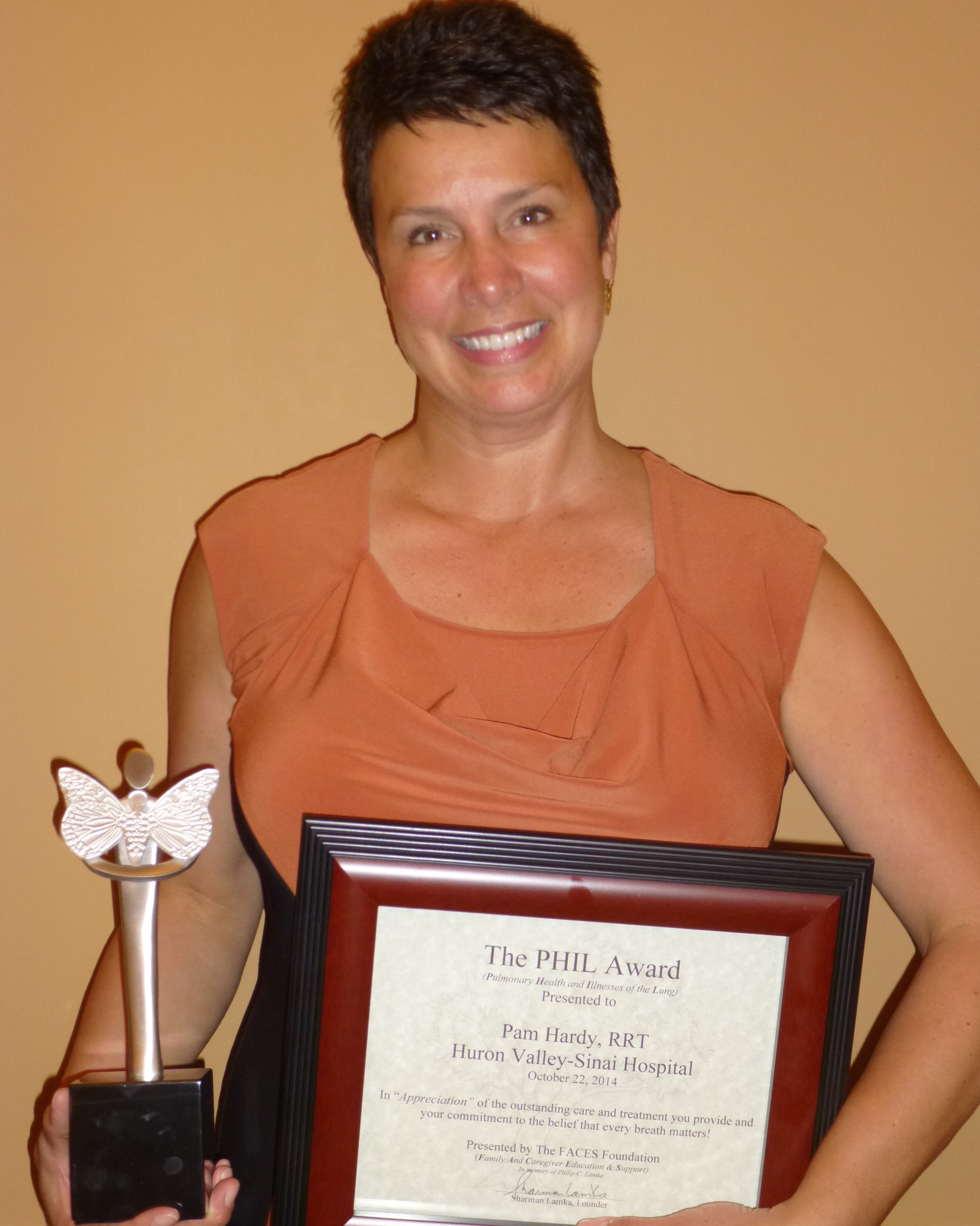 Pam Hardy, RRT - DMC Huron Valley-Sinai Hospital, Commerce Twp., MI