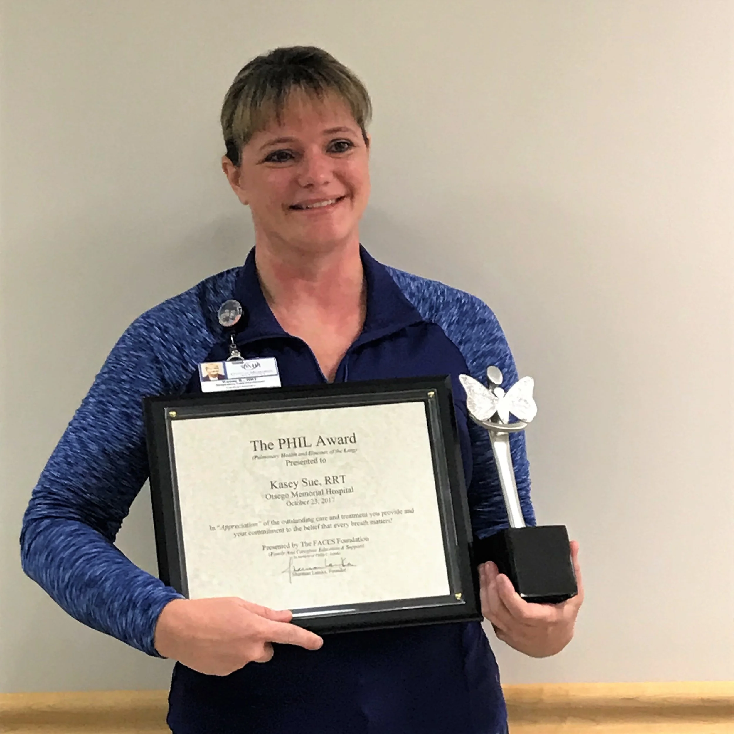 Kasey Sue, RRT Otsego Memorial Hospital