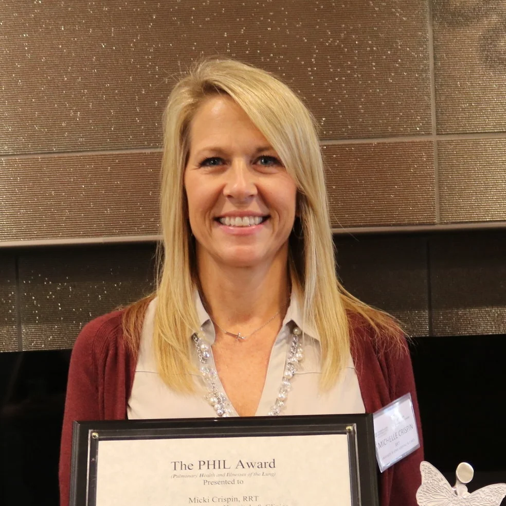 Micki Crispin, RRT University of Iowa Hospitals and Clinics