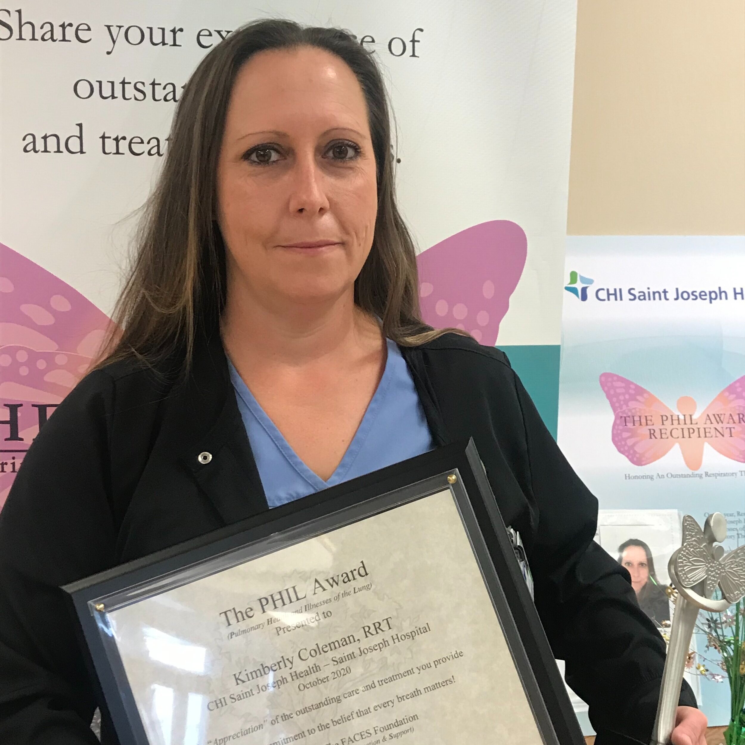 Kimberly Coleman, RRT CHI Saint Joseph Health-Saint Joseph Hospital