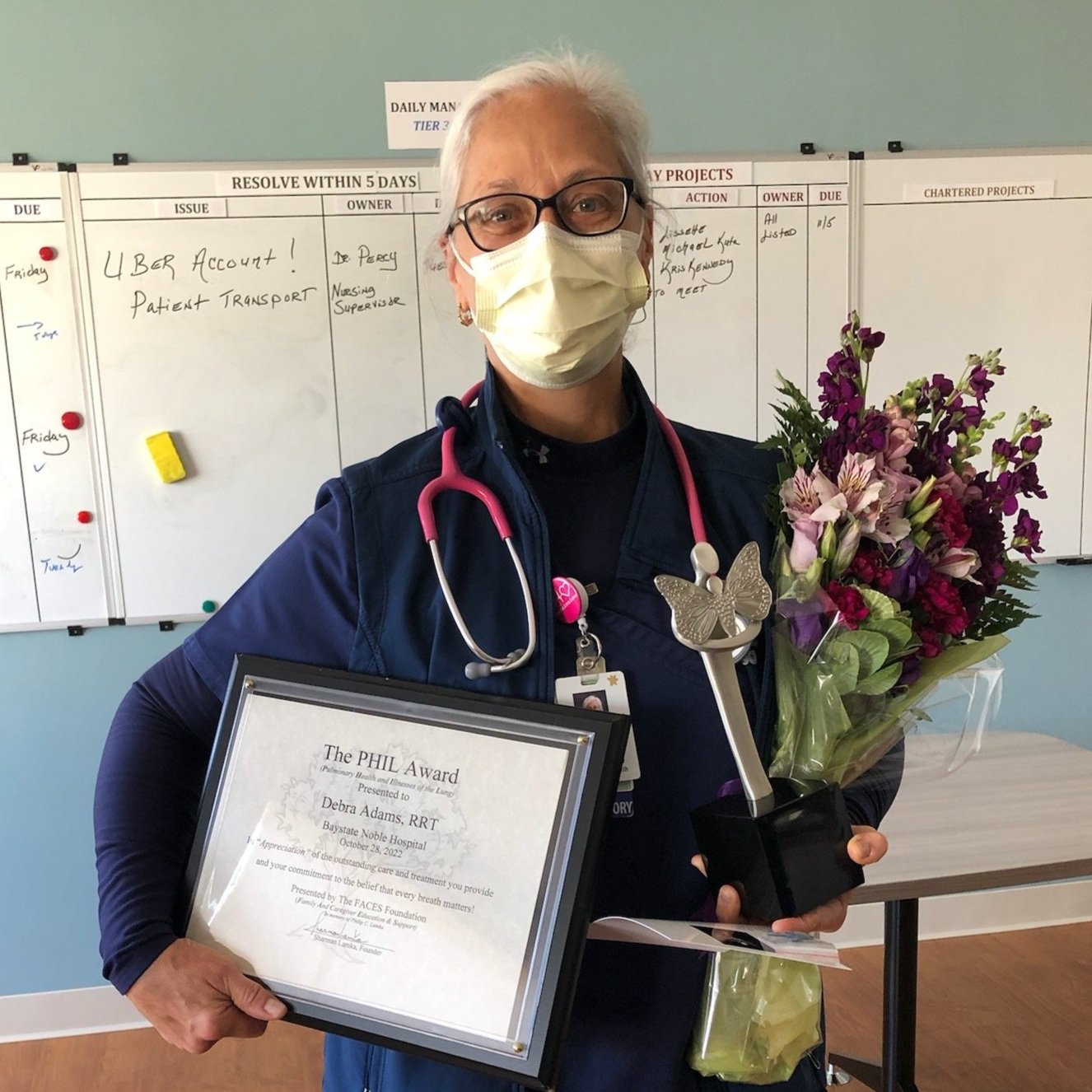 Debra Adams, RRT Baystate Noble Hospital