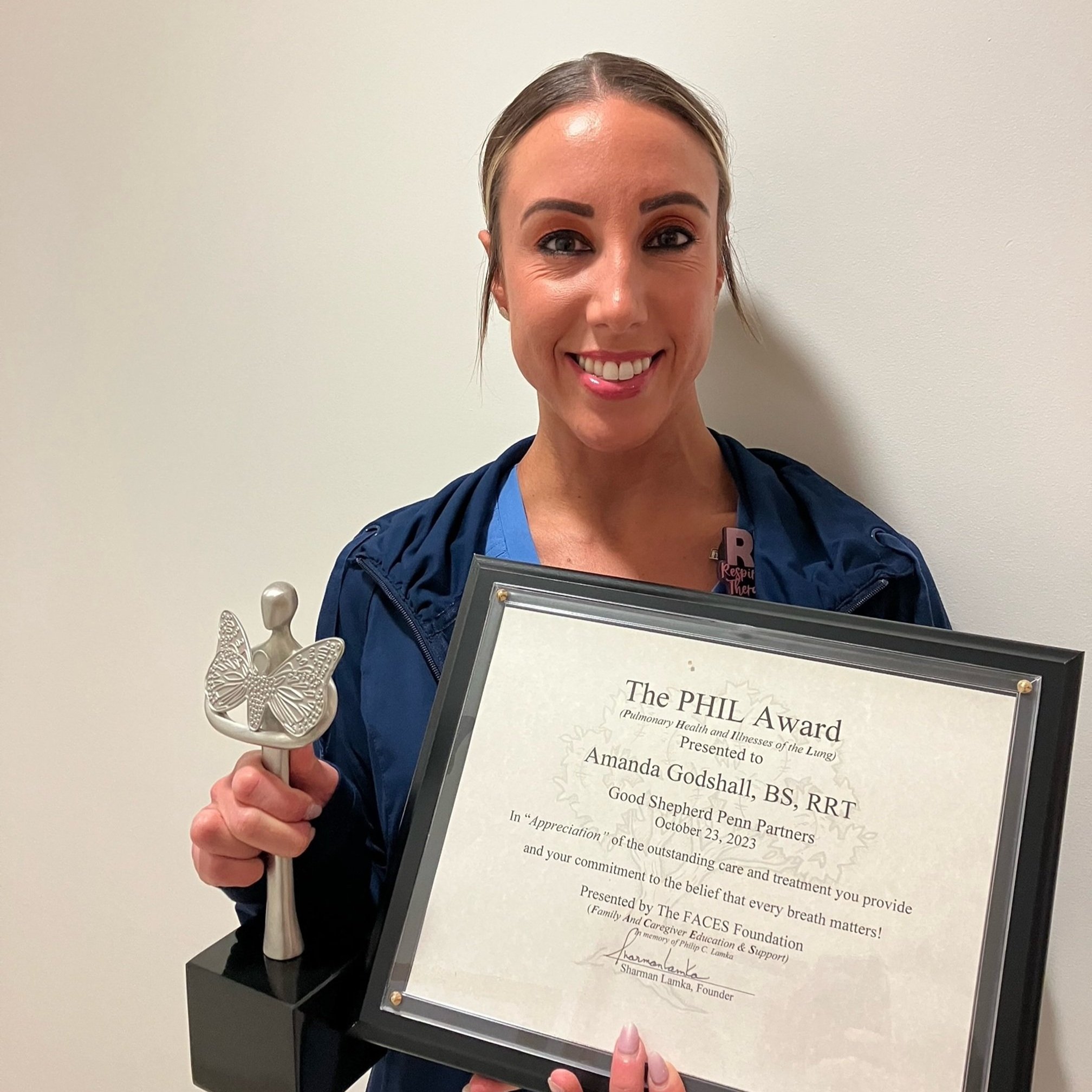 Amanda Godshall, BS, RRT Good Shepherd Penn Partners