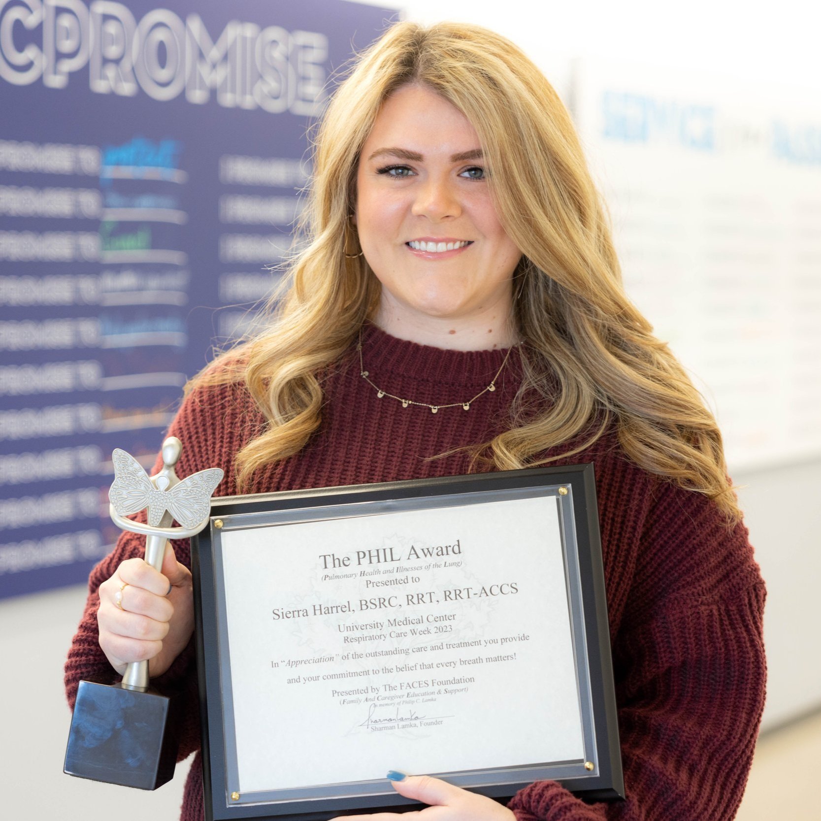 Sierra Harrel, BSRC, RRT, RRT-ACCS University Medical Center