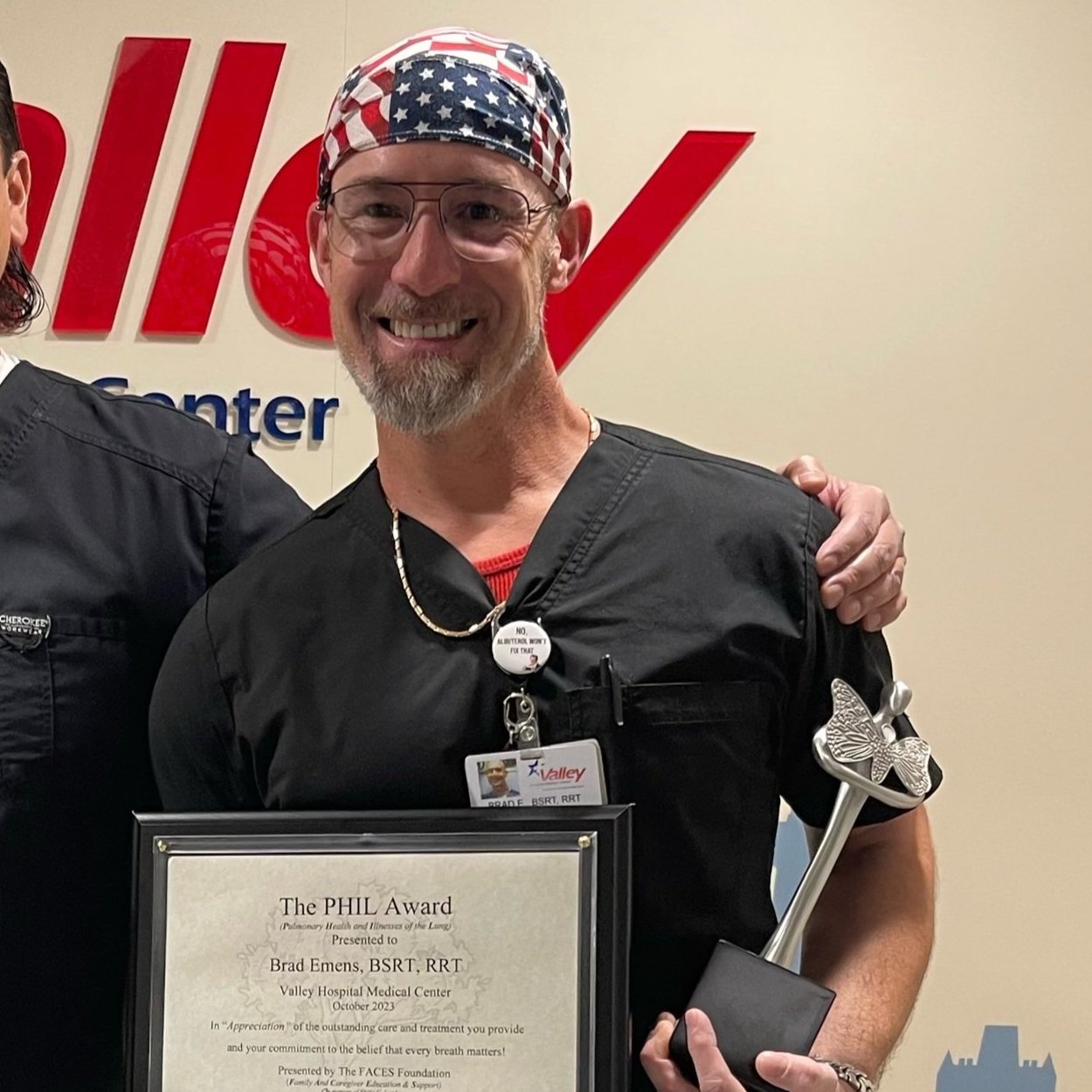 Brad Emens, BSRT, RRT Valley Hospital Medical Center