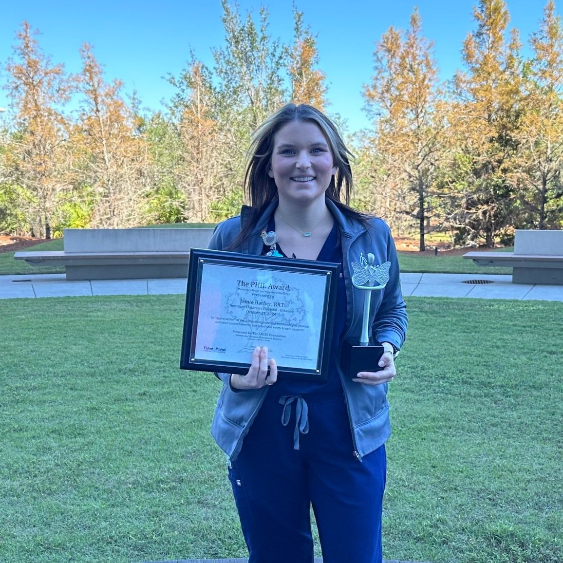 Jamie Barber BSHS, RRT Nemours Children’s Hospital
