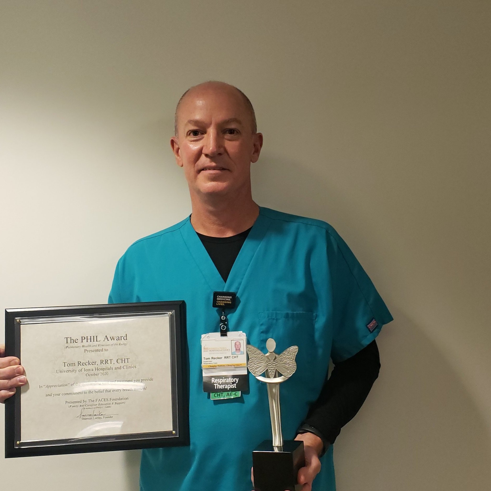 Tom Recker, RRT, CHT University of Iowa Hospitals and Clinics