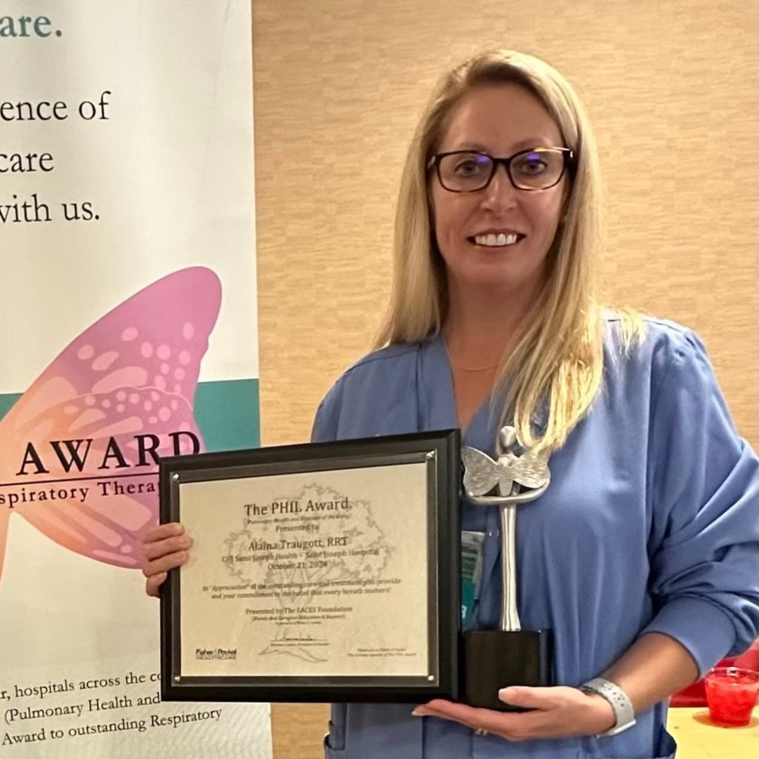 Alaina Traugott RRT CHI Saint Joseph Health-Saint Joseph Hospital