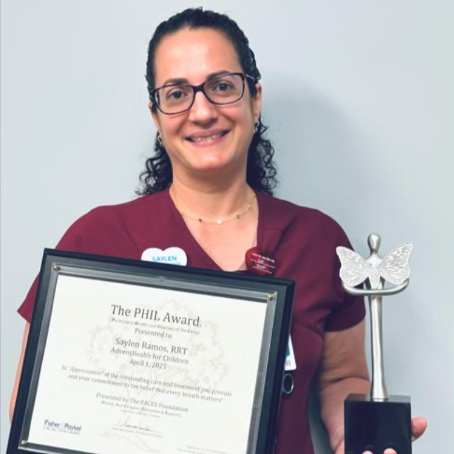 Saylen Ramos RRT AdventHealth for Children