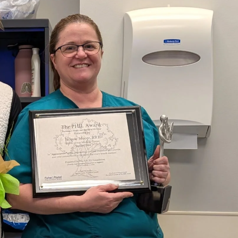   Jacquie Moore, RRT  Fisher Titus Medical Center 