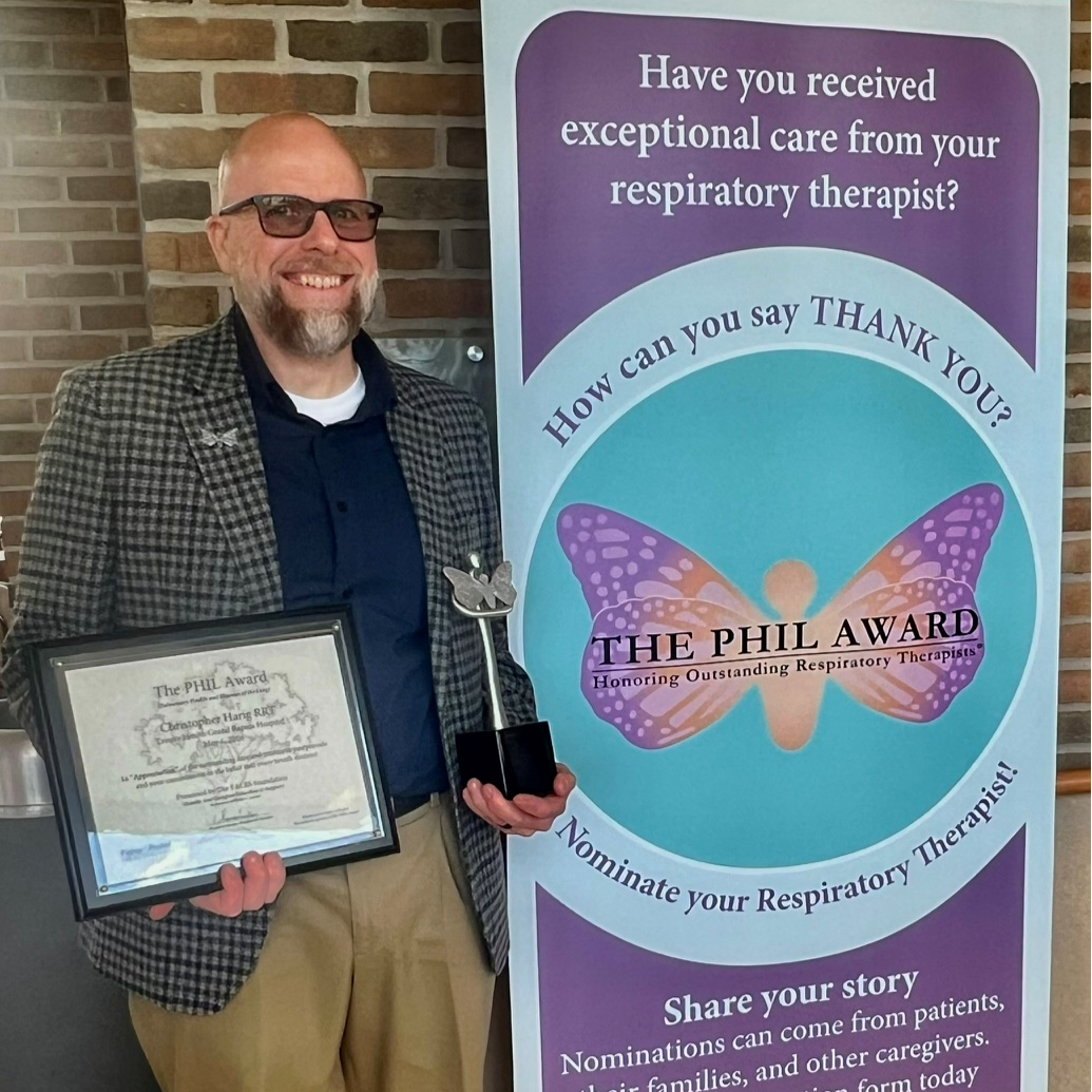   Christopher Harig, RRT  Trinity Health - Michigan d/b/a/ Trinity Health Grand Rapids Hospital 