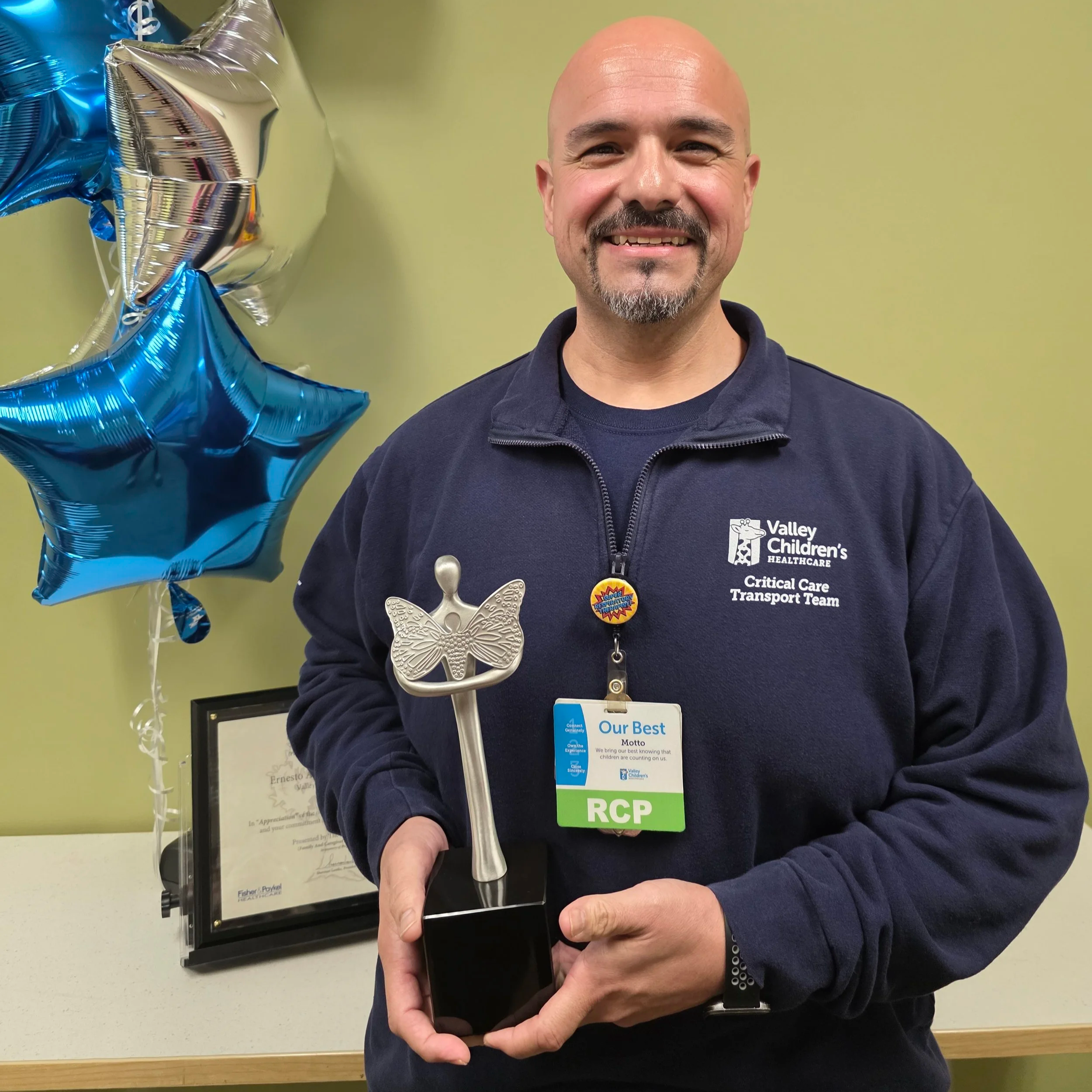   Ernesto Aguilar, RCP, RRT-NPS  Valley Children’s Healthcare 