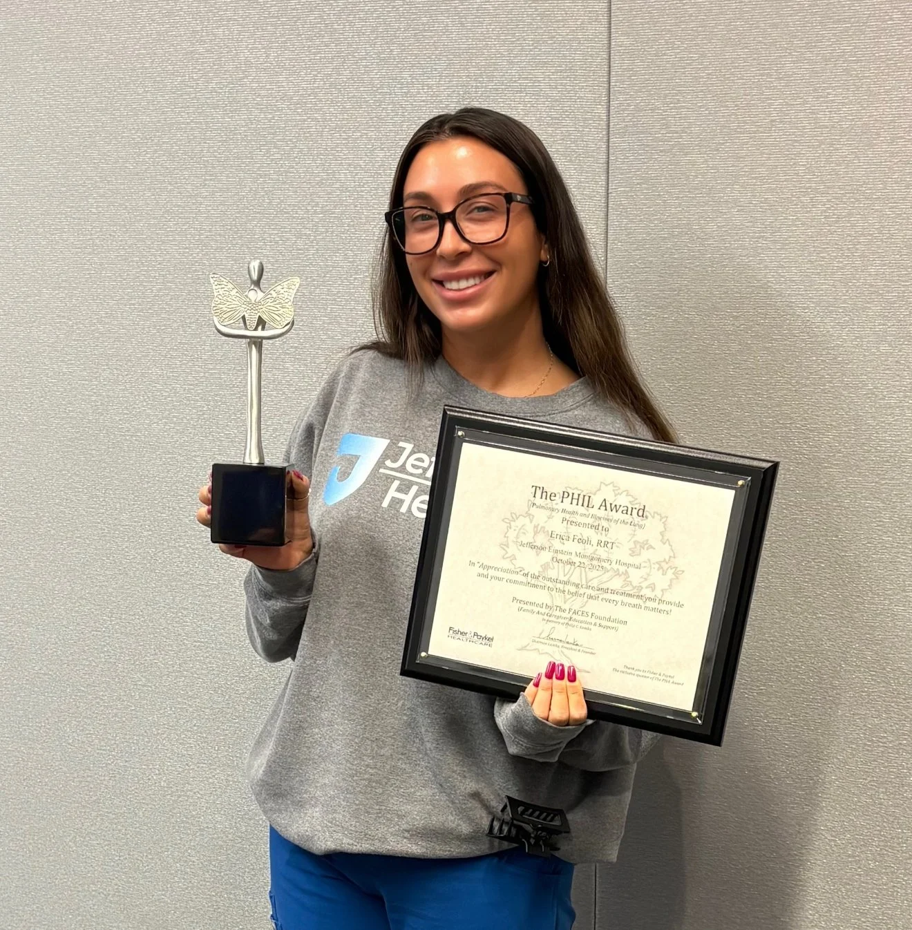  Erica Feoli, RRT | Jefferson Einstein Montgomery Hospital 